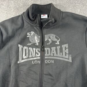 Vintage Lonsdale London Sweatshirt Big Logo Black Men's size 3XL